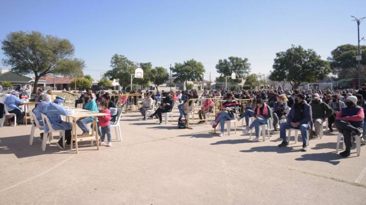 SE CONCRETÓ EL 15 TESTEO MASIVO, CON LA COORDINACIÓN DEL CEA Y LA COLABORACIÓN DE VETERANOS DE MALVINAS Y GRUPOS SCOUT DE LA CIUDAD