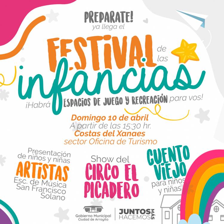 YA LLEGA EL PRIMER FESTIVAL DE LAS INFANCIAS