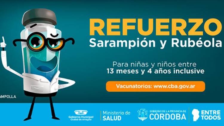 VACÚNATE , REFUERZO DE SARAMPIÓN Y RUBÉOLA