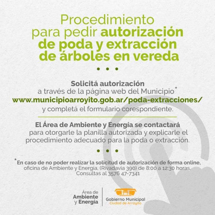 PROCEDIMIENTO PARA PEDIR AUTORIZACIÓN DE PODA Y EXTRACCIÓN DE ÁRBOLES EN VEREDA