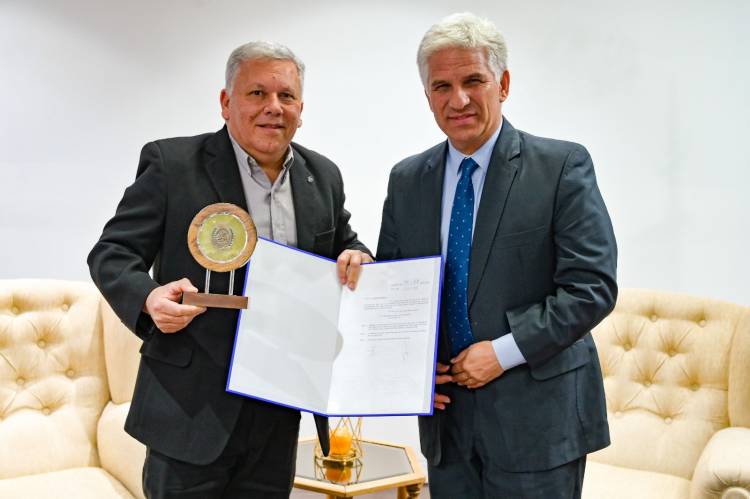 Arroyito no se detiene, el intendente Benedetti fue recibido por el gobernador de San Luis, Claudio Poggi